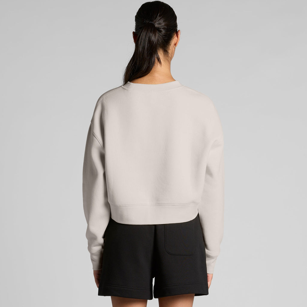 Women's Relax Crop Crew | Arena Custom Blanks
