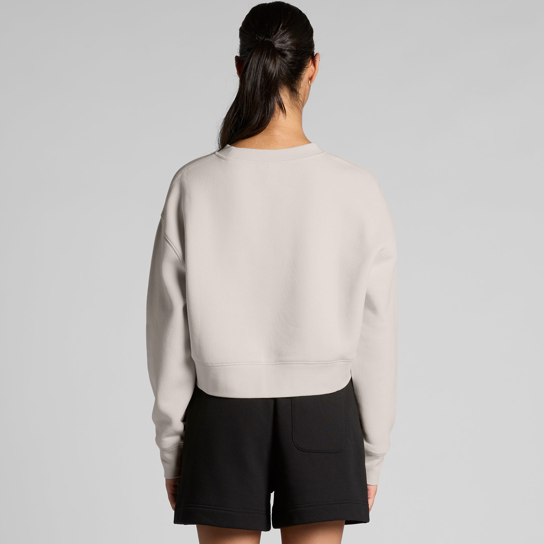 Women's Relax Crop Crew | Arena Custom Blanks