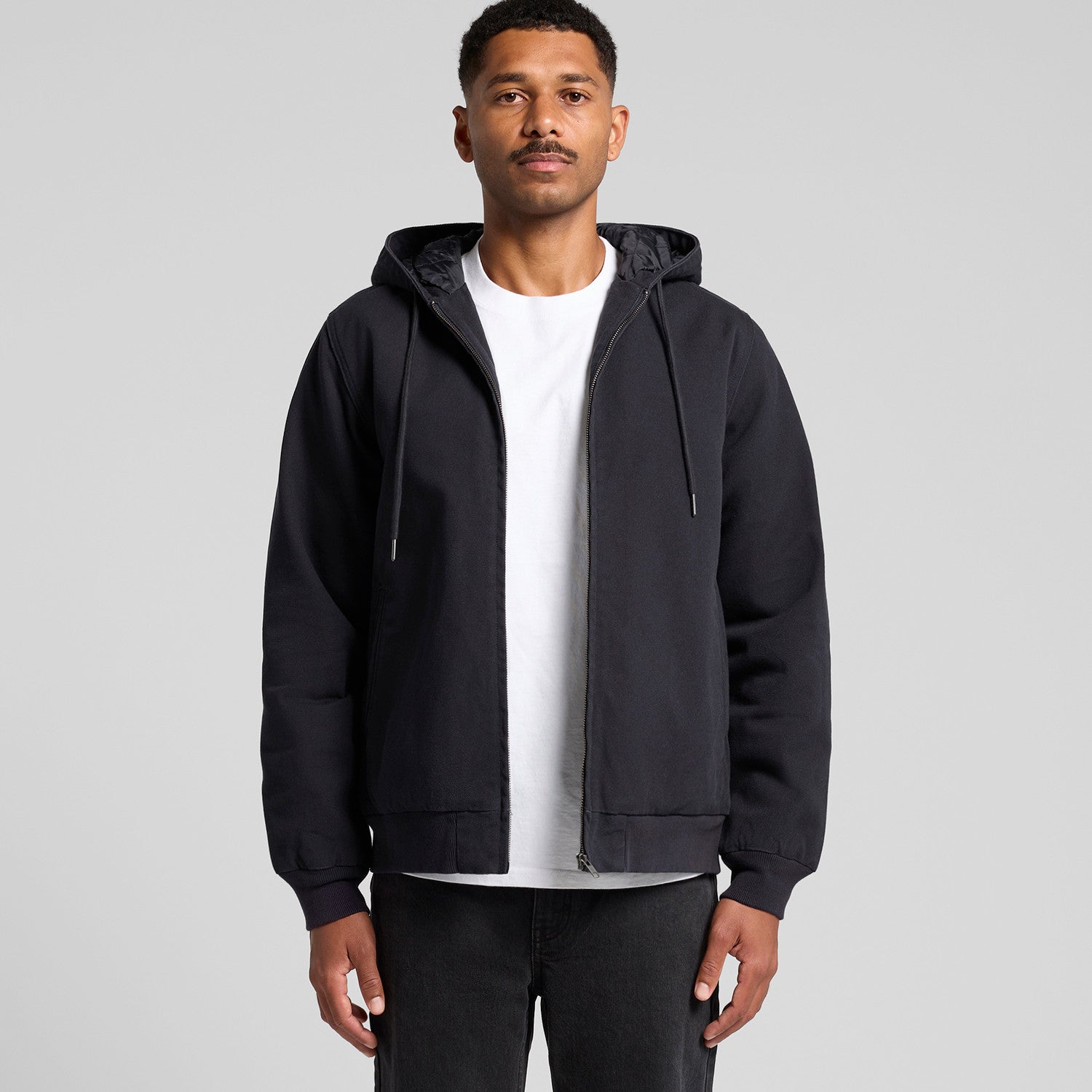 Canvas Bomber Hood Jacket | Arena Custom Blanks