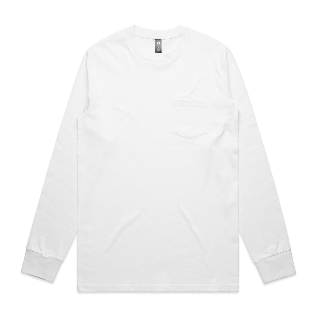 Men's Classic Pocket Long-Sleeve Tee | Arena Custom Blanks
