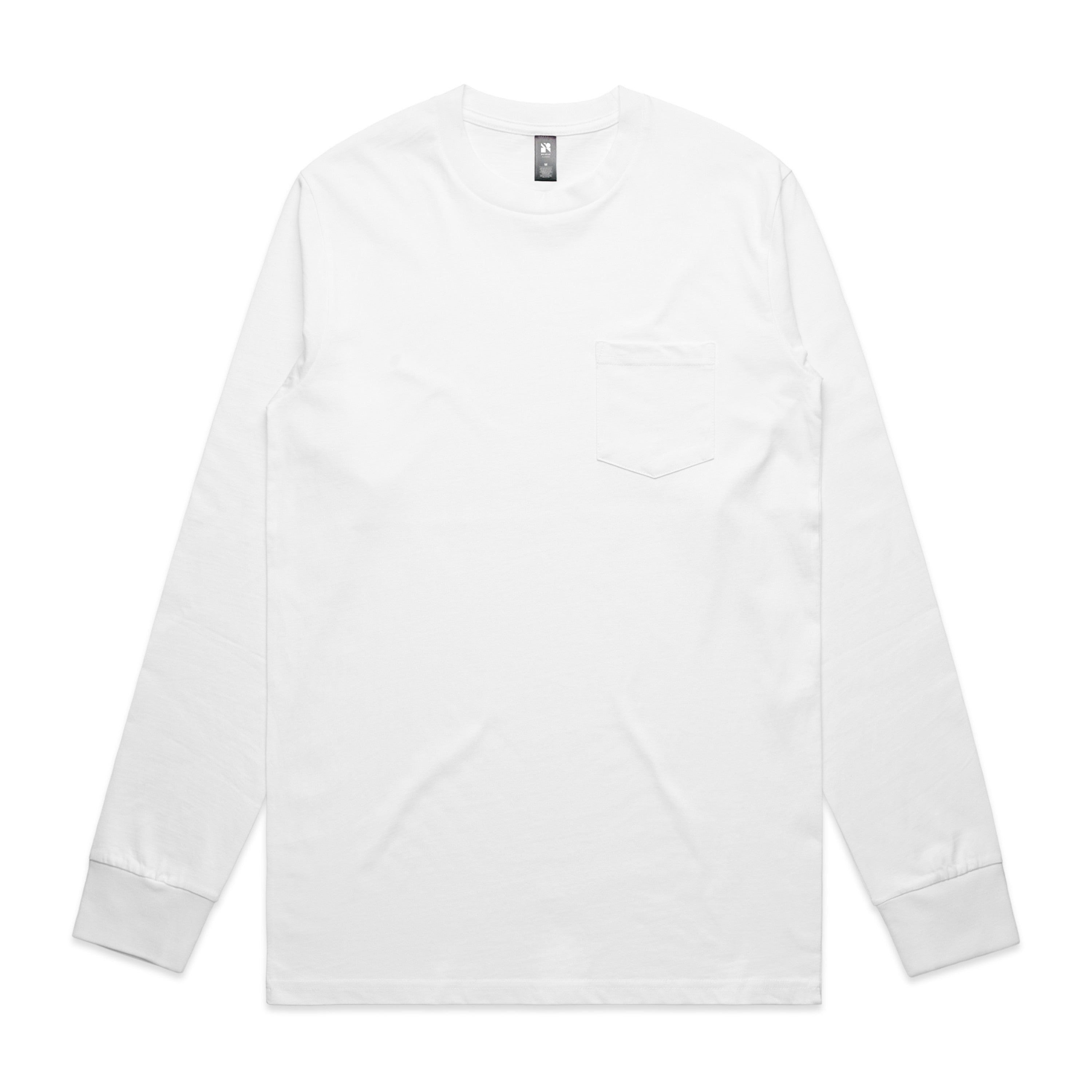 Men's Classic Pocket Long-Sleeve Tee | Arena Custom Blanks