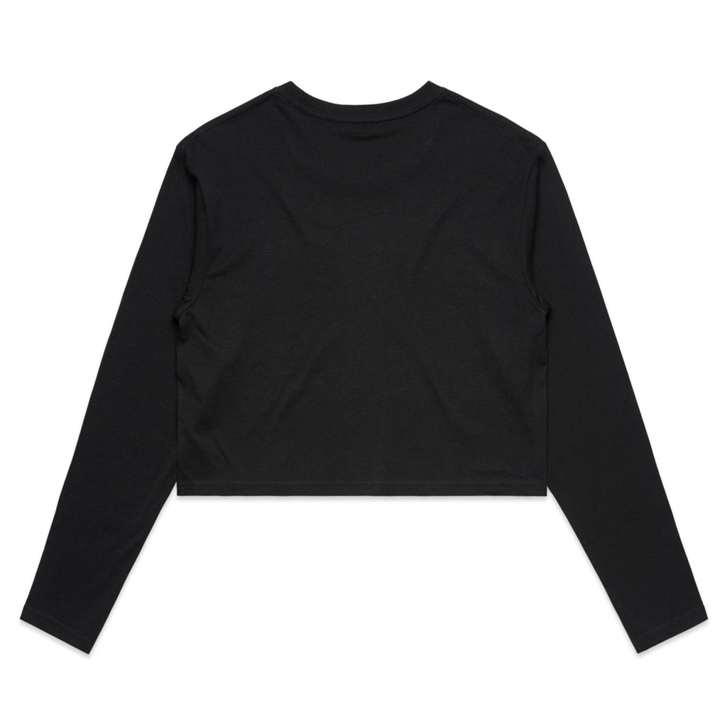 Women's Crop Long Sleeve Tee Shirt | Arena Custom Blanks