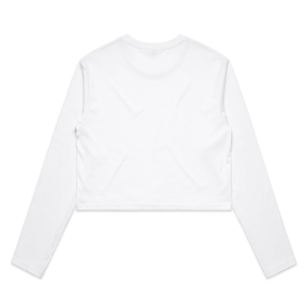 Women's Crop Long Sleeve Tee Shirt | Arena Custom Blanks