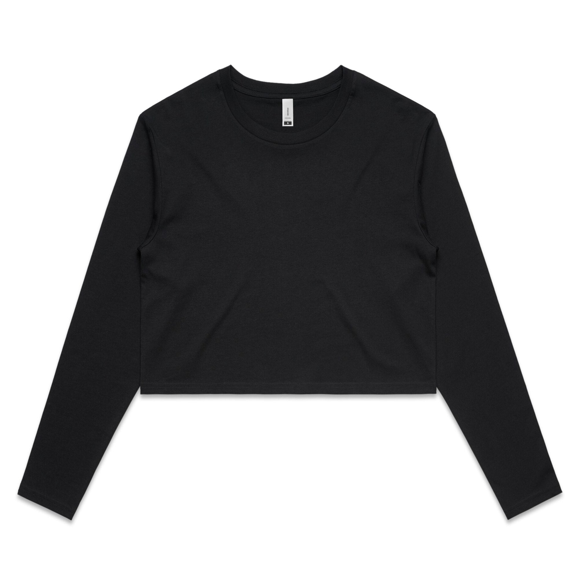 Women's Crop Long Sleeve Tee Shirt | Arena Custom Blanks