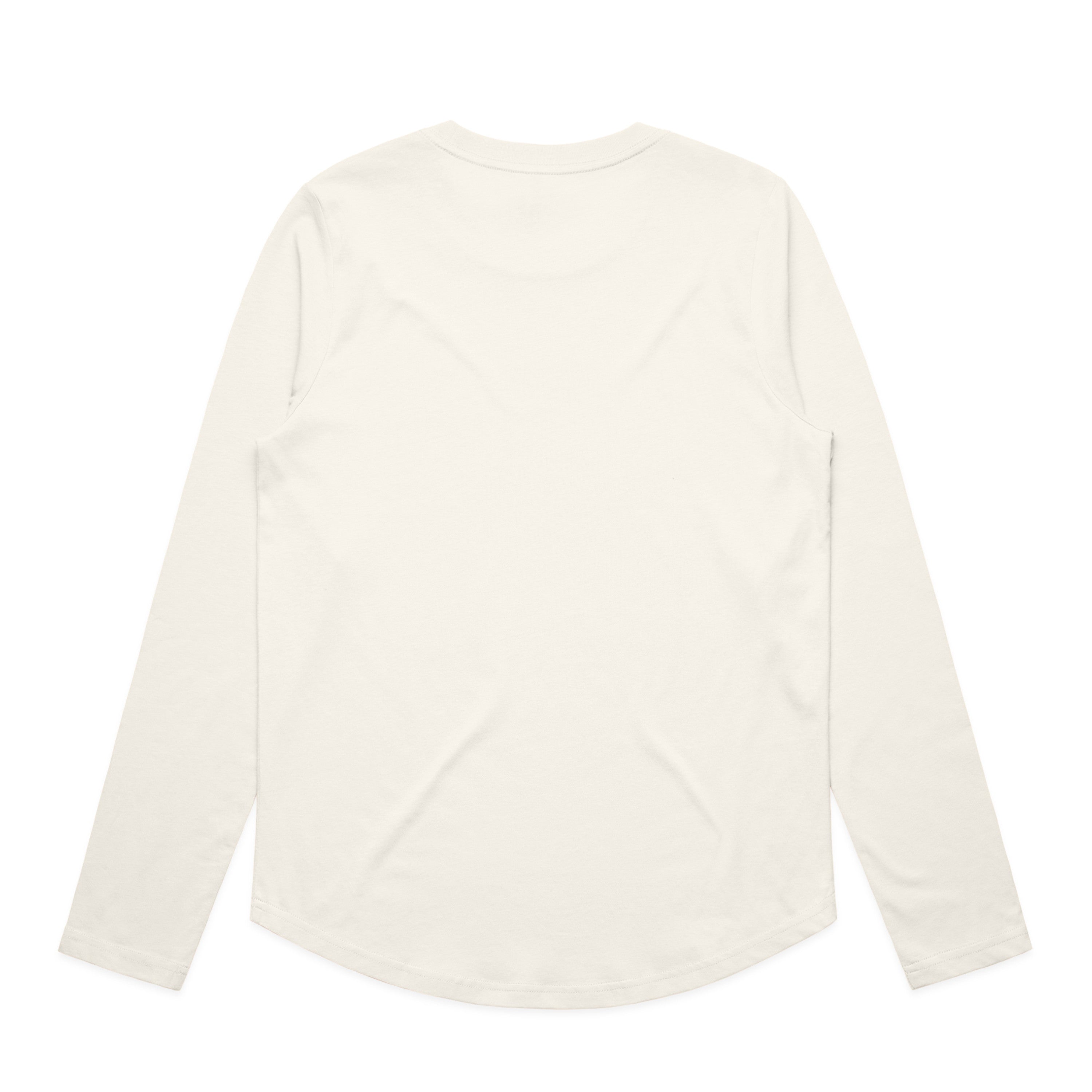Women's Maple Curve Long Sleeve Tee | Arena Custom Blanks